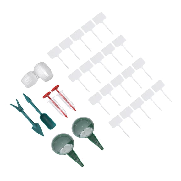 ENYOUNG Handheld Sowing Dispenser Plastic 5 File Manual Sower Kit for Growing Vegetables and Flowers, Compact Portable Gardening Tool Combo Set, 23.00 x 16.00 x 5.00 Inches / 58.4 x 40.6 x 12.7 cm