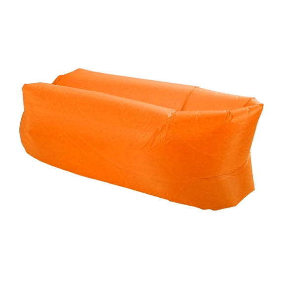 ENYOUNG Inflatable Lounger Air Sofa Portable Foldable Orange Couch for Outdoor Camping