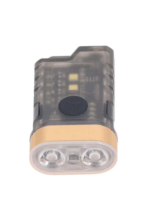 Mini LED Flashlight 1500LM Strong Magnet Base IPX5 Waterproof 500mAh Rechargeable 365nm UV Lamp Keychain Flashlight (2.2 in / 55.8 mm)