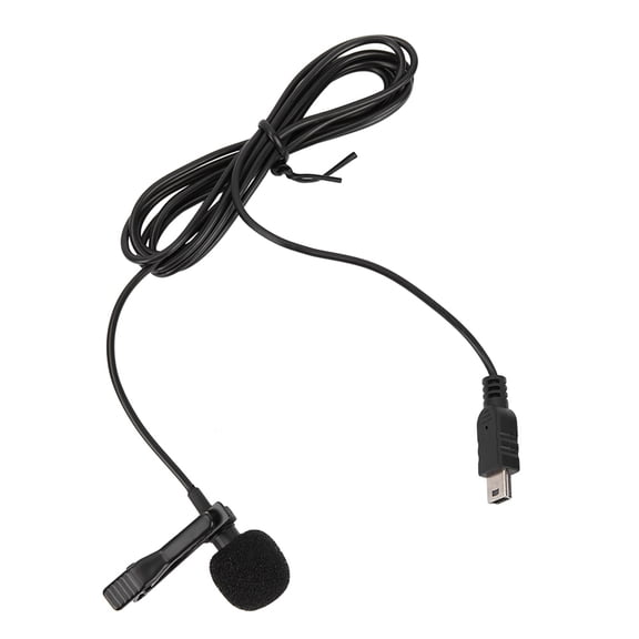 ENYOUNG Mini USB Stereo External Microphone Professional Mic With Clip for GoPro Hero 3 / 3+ / 4 (59.1 inches / 150 cm)