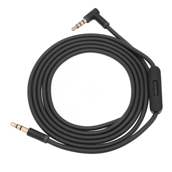 ENYOUNG Premium Heavy-Duty Replacement Audio Cable Cord Wire with Inline Microphone and Advanced Track Control, High-Fidelity Sound Headphone Extension Lead, 55.1 Inches / 1.4 m Universal Fit