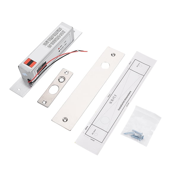 ENYOUNG Premium Low Temperature Electric Mortise Deadbolt Lock NC Mode Security Fail Safe Electronic Drop Bolt for Home Entry Door Access Control System (9.05 x 2.75 in / 23.0 x 7.0 cm)