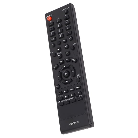 ENYOUNG Replacement NB555 NB553 Remote Control for Magnavox ZV450MW8 ZV450MW8A DVD VCR Recorder, Universal Controller with 9.4 x 3.5 Inches / 24.0 x 9.0 cm Form Factor