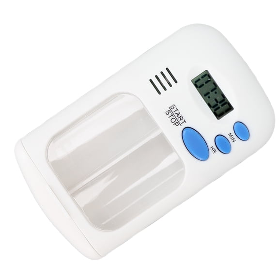 ENYOUNG Smart Pill Dispenser Portable Automatic 2 Grids Pill Organizer with Alarm Reminder, Compact Electronic Daily Medical Case for Home Travel Use (3.54 x 1.97 x 0.79 inches / 9 x 5 x 2 cm)