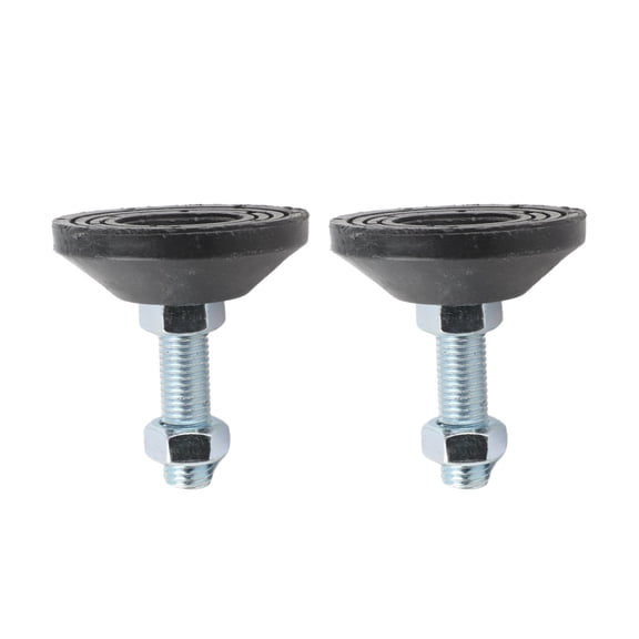 ENYOUNG Thread Leveling Feet M16 Adjustable Screw Foot Leveler Heavy Duty Anti Skid Scratch Resistant Leg Leveling Glides for Furniture Workbench and Mechanical Equipment 2 Pcs