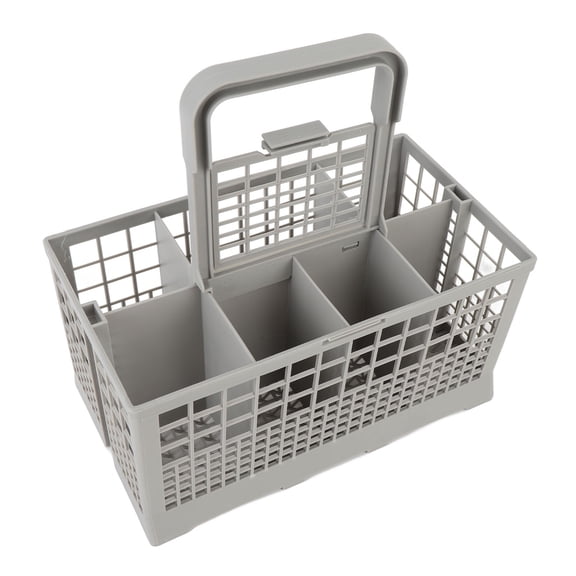ENYOUNG Universal Dishwasher Basket Replacement for GE, PP High Temperature Resistant Anti Corrosive Classified Utensil Holder, BPA Free Cutlery Silverware Storage Box (9.84 inches / 25 cm)