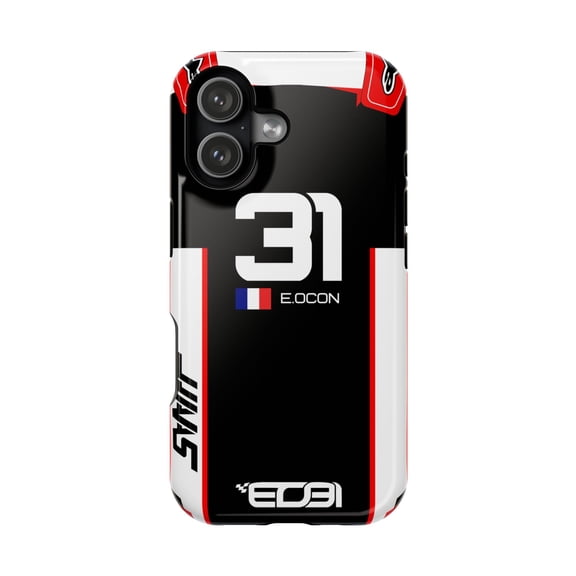 EO 31 Race Suit Phone Case - Formula Racing Design - Dual Layer Protective Cover - Motorsport Fan Gift