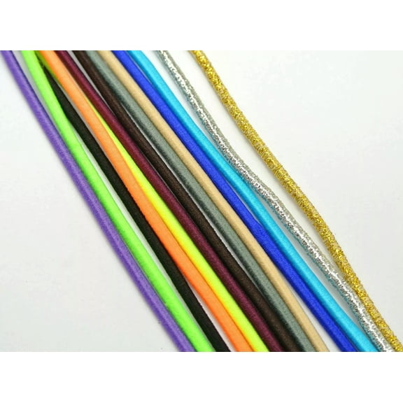 EOEMY 10 Meters Mixed Color Elastic Stretch String 2.5mm Shock Cord For Sewing Crafts