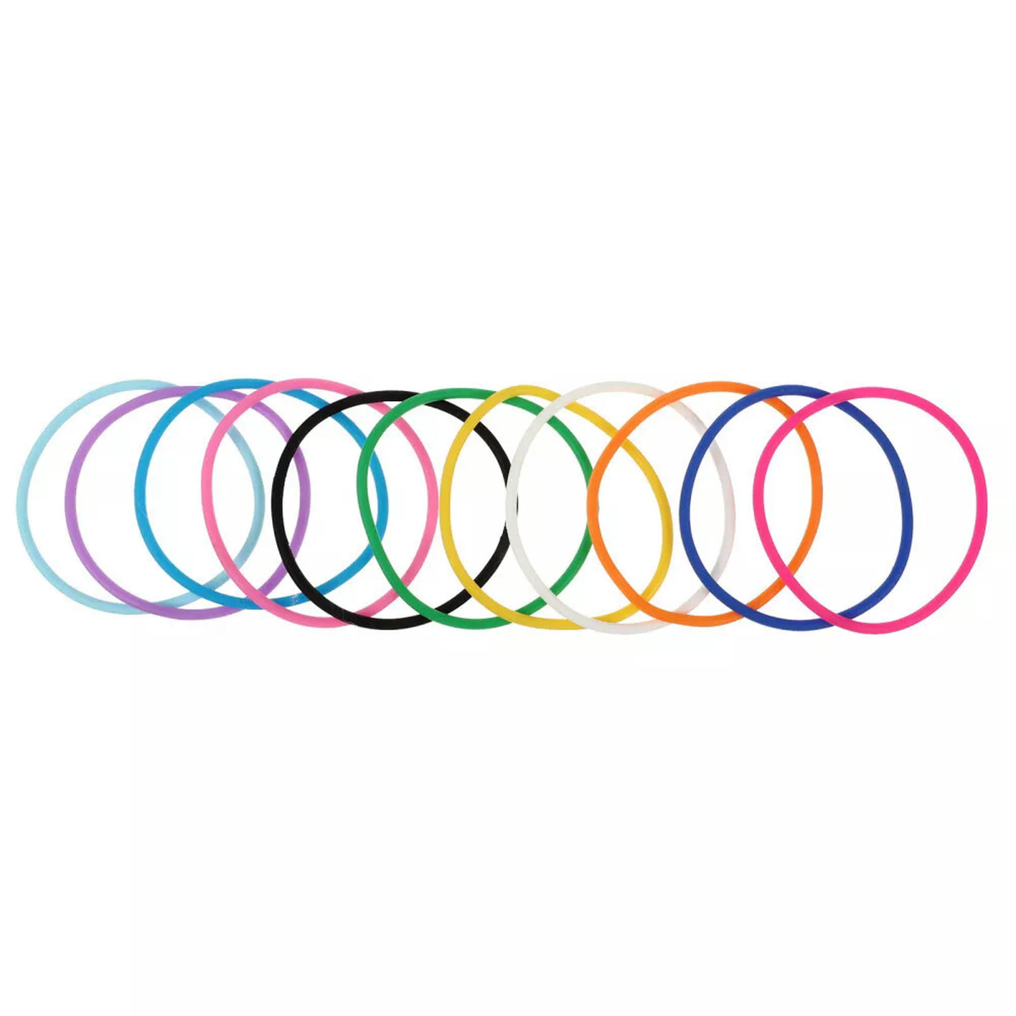 EOEMY 10 Pcs Gummy Bracelets Jelly For Women Toy Bangles Silicone ...