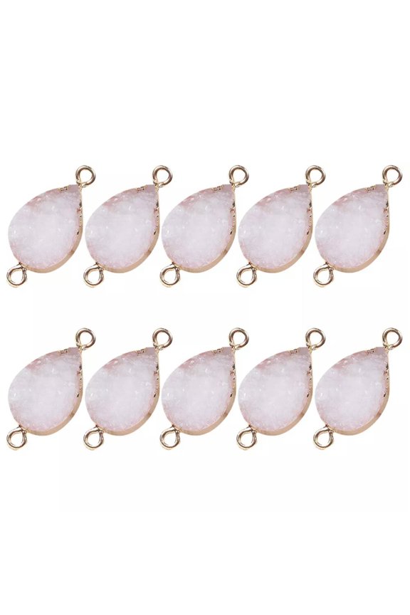 10 Pcs Natural Druzy Agate Pendant Necklace Pendant Supplies Crystal Pendant