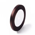 thumbnail image 1 of EOEMY 10 Roll 1/4 Inch(6mm) Single Face Satin Ribbon Polyester Ribbon For Crafts Gifts-Brown, 1 of 3