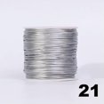thumbnail image 1 of EOEMY 10 Roll 1mm Braided Macrame Satin Silk Cord Chinese Knot Nylon Rattail Thread-21# Grey, 1 of 9