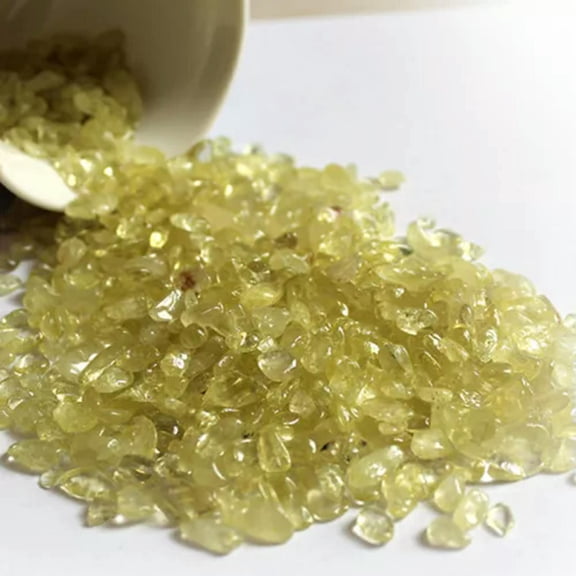 EOEMY 100G Lot Natural Quartz Crystal Gravel Macadam Rough Healing Mineral Specimen-Citrine Quartz-5Pcs