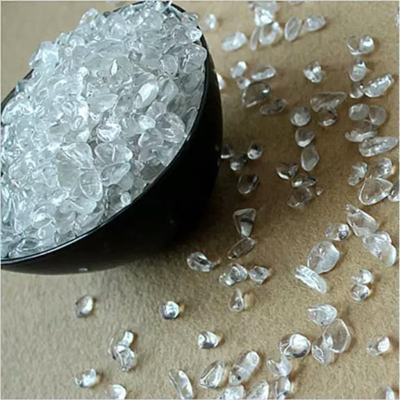 EOEMY 100G Lot Natural Quartz Crystal Gravel Macadam Rough Healing Mineral Specimen-Clear Quartz-5Pcs