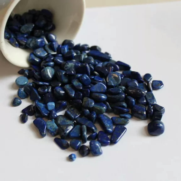 EOEMY 100G Lot Natural Quartz Crystal Gravel Macadam Rough Healing Mineral Specimen-Lapis Lazuli Quartz-1Pc