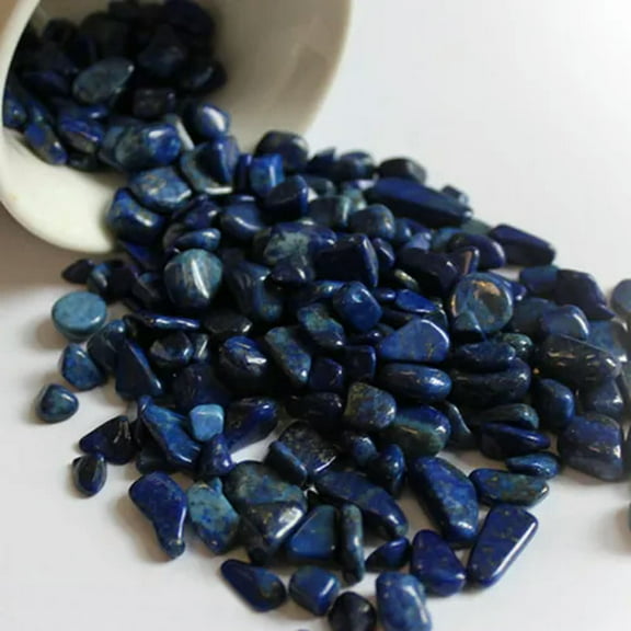 EOEMY 100G Natural Quartz Crystal Crushed Chip Gemstone Healing Energy Rock Specimens-5Pcs-Lapis Lazuli Quartz