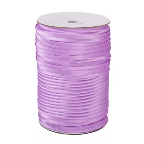 EOEMY 109 Yards/Roll 3/8 " Polyester Fiber Ribbons Trim Welting Cord For Clothing Sew-Purple
