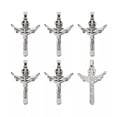 thumbnail image 1 of EOEMY 10Pcs Tibetan Silver Alloy Crucifix Cross Pendants Charms For Easter 41X30mm, 1 of 7