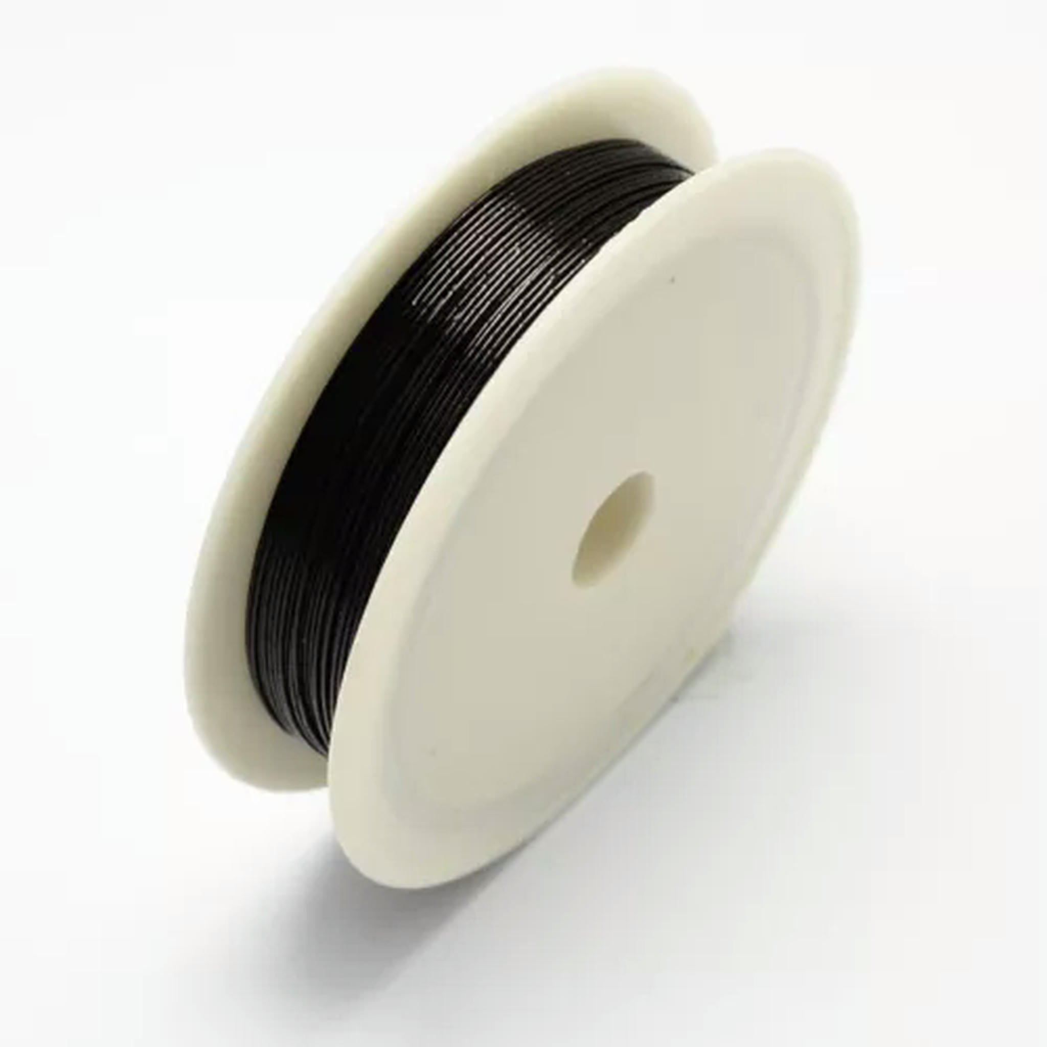 EOEMY 10Rolls Tiny Iron Beading Wires Metal String Cable Round Spool ...