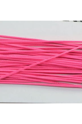 11 Yards Korean Waxed Cord String Thread Round 1.5mm For Bracelet Necklace Craft-19# Neon Hot Pink