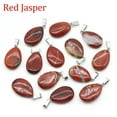 thumbnail image 1 of EOEMY 1Pc Crystal Star Fan Flower Triangle Shape Pendant Beads Jewelry Making Necklace-Red Jasper (Water Drop)-1Pc (Random Pick), 1 of 9