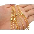 thumbnail image 1 of EOEMY 1Pcs 16-30Inches Jewelry 18K Yellow Gold Filled Double Water Wave Chain Necklace-30, 1 of 4