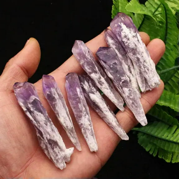 EOEMY 20-60G Natural Brazilian Amethyst Cluster Geode Druzy Crystal Specimen Scepter-20G-10Pcs