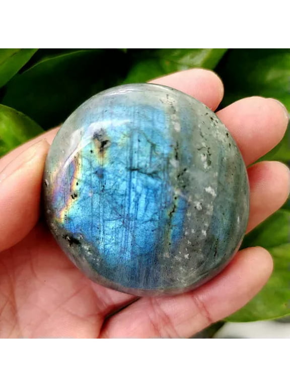 20-70mm Natural Labradorite Moonstone Quartz Polished Crystal Stone Rock Healing-4-5Cm-1Pc