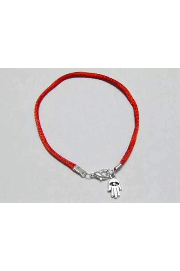 20 Red String Evil Eye Hamsa Hand "Star Of David" Charms Good Luck Bracelets-A: Evil Eye Hamsa Hand Charm