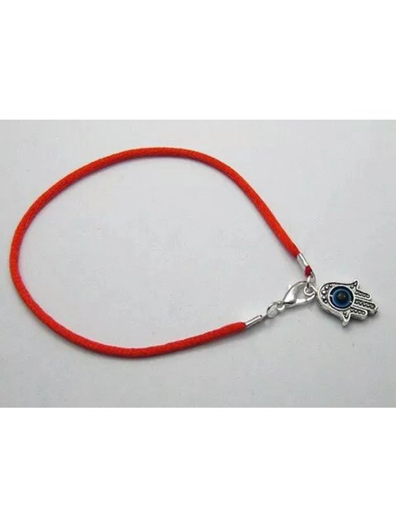 20 Red String Evil Eye Hamsa Hand "Star Of David" Charms Good Luck Bracelets-C: Hamsa Hand Charm
