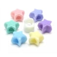 thumbnail image 1 of EOEMY 200 Mixed Pastel Color Acrylic Star Pony Beads 10mm Kids Craft Kandi Bracelet, 1 of 8