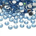thumbnail image 1 of EOEMY 2000 Acrylic Faceted Round Flatback Rhinestone Gems 4mm 16Ss Color Selection-Light Blue, 1 of 7