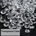 thumbnail image 1 of EOEMY 2000 Acrylic Faceted Round Flatback Rhinestone Gems 4mm 16Ss Color Selection-Transparent Clear, 1 of 7
