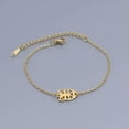 thumbnail image 1 of EOEMY 201 Stainless Steel Link Bracelet Lobster Clasp Owl Silver Gold Adjustable P252-Gold, 1 of 2