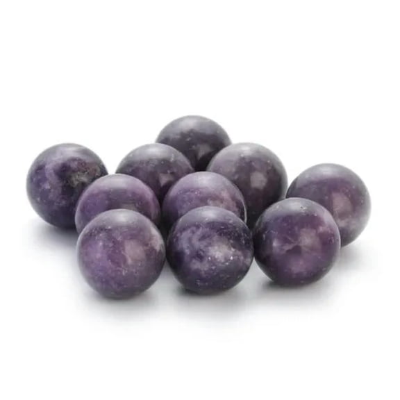 EOEMY 20mm Natural Stones Ball Quartz Sphere Bloodstone Specimen No Hole Agate Ball-3 Pcs-Amethyst