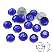 EOEMY 250 Flatback Acrylic Round Rhinestone Gems 8mm0.32" No Hole Color For Choice-Royal Blue