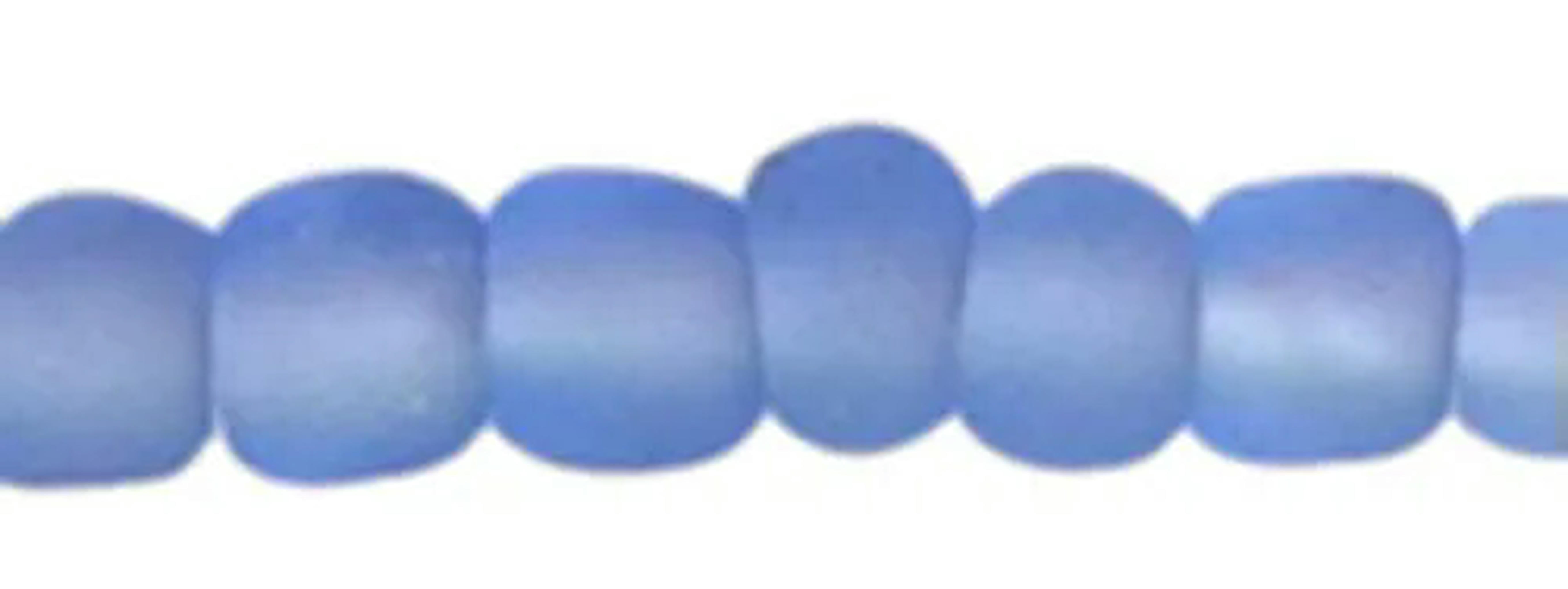 EOEMY 30000Pcs Frosted Round Glass Tiny Beads Loose Spacer Beads Diy Jewelry Craft 2mm-Cornflowerblue