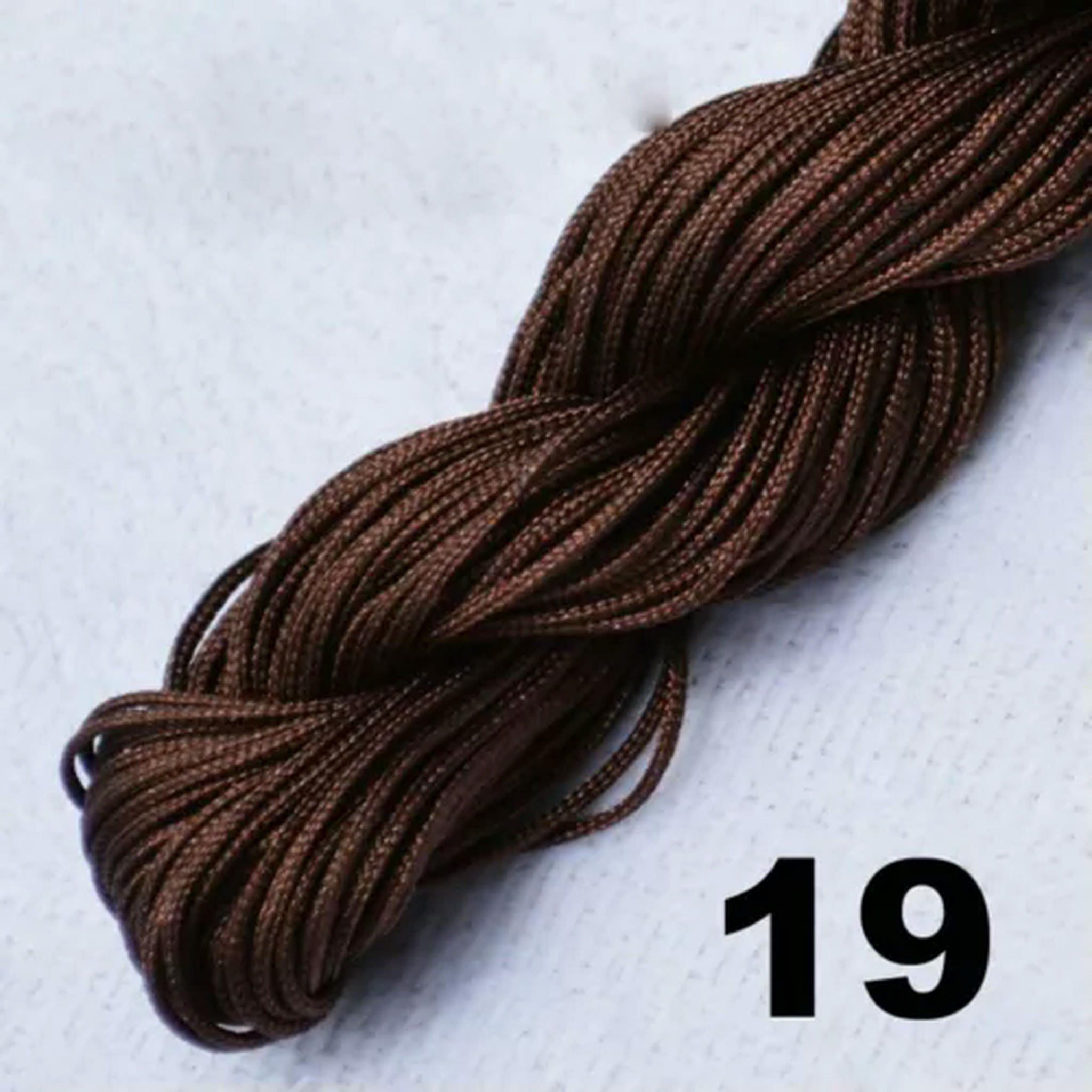 EOEMY 40 Meters Nylon String Chinese Knotting Thread A 1mm Macrame ...