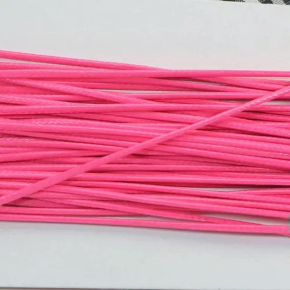 EOEMY 45 Yards Spool Korean Waxed Cord Thread Line 1.5mm For Bracelet Necklace String-19# Neon Hot Pink