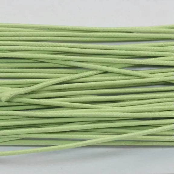 EOEMY 45 Yards Spool Korean Waxed Cord Thread Line 1.5mm For Bracelet Necklace String-24# Olive Green
