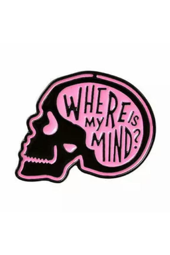 4Pcs Funny Lapel Brooch Pins Punk Skeleton Skull Enamel Backpack Badge Gifts !-15-Just 1 Piece