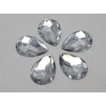 thumbnail image 1 of EOEMY 50 Flatback Acrylic Sewing Rhinestone Teardrop Sew On Beads 18X25mm-Clear, 1 of 7