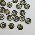 thumbnail image 1 of EOEMY 500 Pcs Filigree Flower 9mm Bead Caps End Caps For Craft Diy Jewelry Making-Bronze, 1 of 9