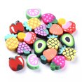 thumbnail image 1 of EOEMY 500Pcs Mixed Handmade Polymer Clay Fruit Beads Cute Colorful Loose Spacer 8~14mm, 1 of 2