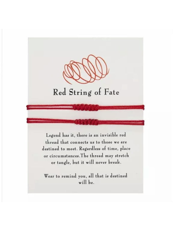 7 Knot Lucky Red String Braided Couple Bracelet Bangle Amulet Chain Women Men-2Pc Mix 7Knot