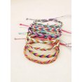 thumbnail image 1 of EOEMY 7Pcs/Set Colorful Braided Bracelet Fashion Jewelry Accessories For Women Jewelry-Default, 1 of 7