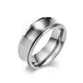 thumbnail image 1 of EOEMY 8mm Silver/Gold/Black Spinner Ring Men'S Stainless Steel Fashion Band Size 7-12, 1 of 8