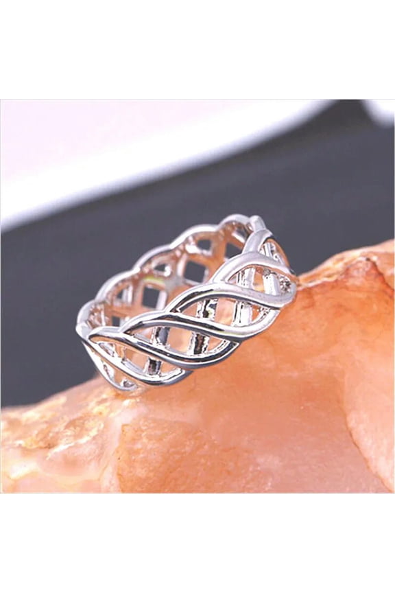 925 Solid Sterling Silver Plated Women Men New Fashion Ring Gift Size Open H14