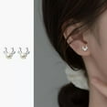 thumbnail image 1 of EOEMY 925 Sterling Silver Christmas Deer / Deer Stud Earrings Jewellery, 1 of 7