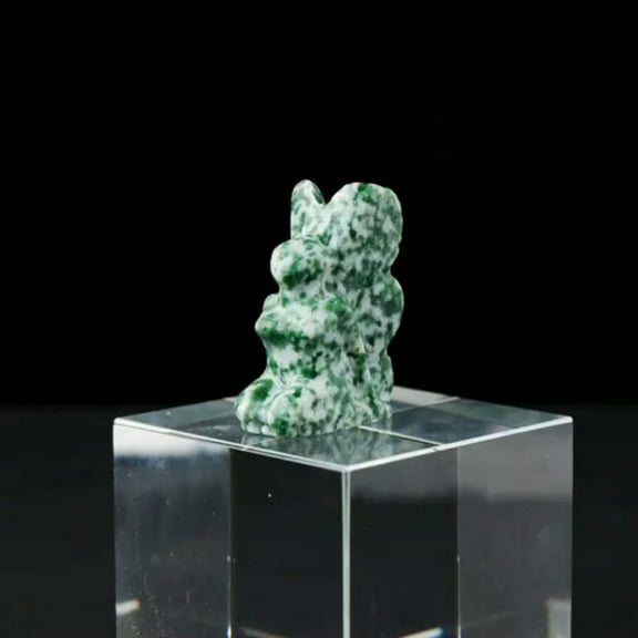 EOEMY Aaa Natural Crystal Skull Carved Butterfly Fairy Quartz Rock Girl Spirit Healing-Qinghai Jade Stone-10Pcs